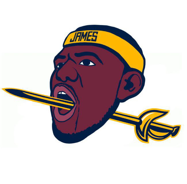 Cleveland Cavaliers James Logo iron on transfers